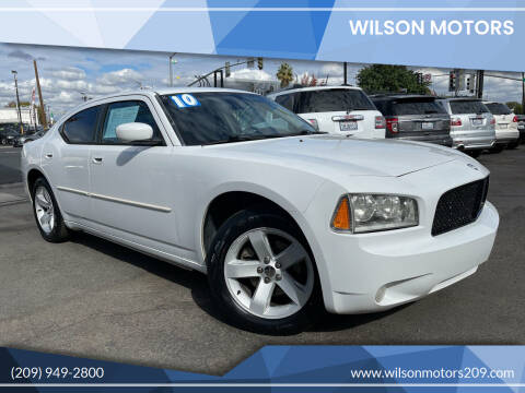 2010 Dodge Charger for sale at WILSON MOTORS in Stockton CA