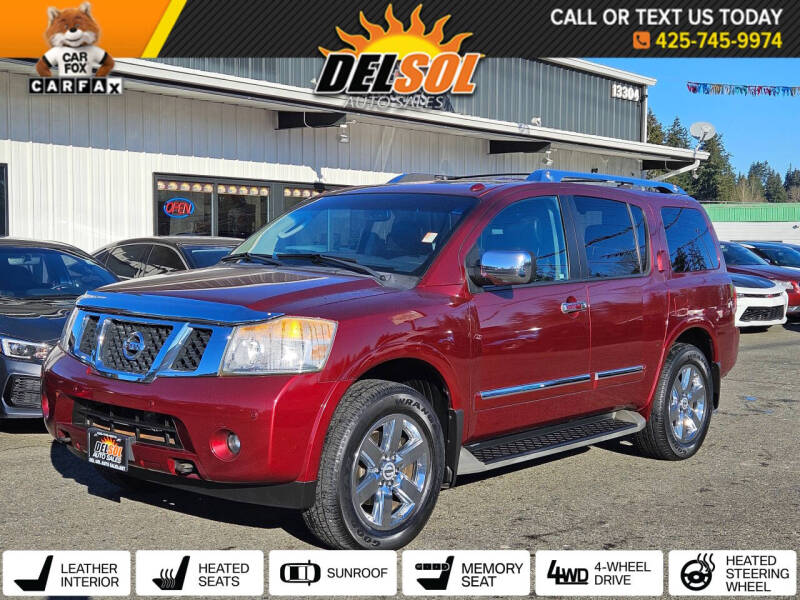 2010 Nissan Armada for sale at Del Sol Auto Sales in Everett WA