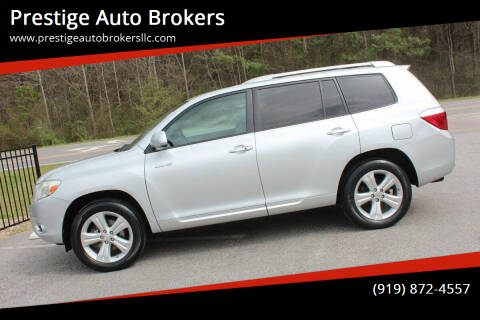 2008 Toyota Highlander for sale at Prestige Auto Brokers in Raleigh NC