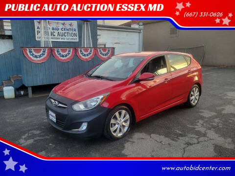 2013 Hyundai Accent for sale at PUBLIC AUTO AUCTION ESSEX MD in Essex MD