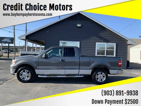 2004 Ford F-150 for sale at Credit Choice Motors in Sherman TX