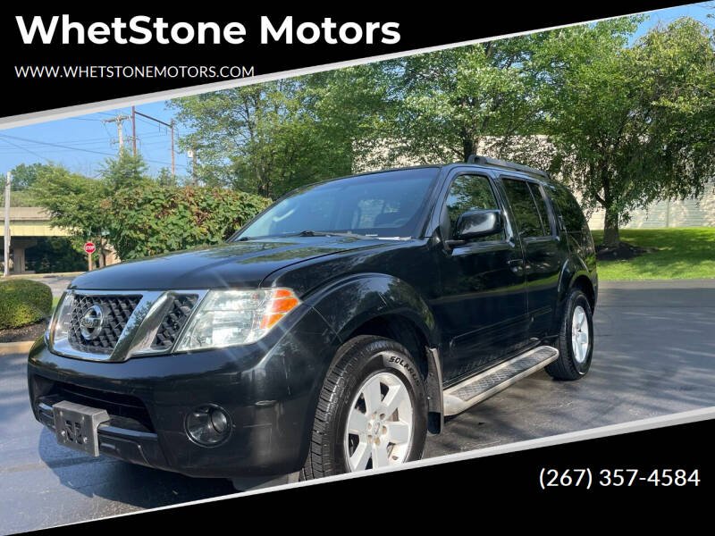 2009 Nissan Pathfinder for sale at WhetStone Motors in Bensalem PA