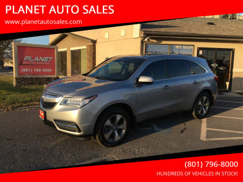 2016 Acura MDX for sale at PLANET AUTO SALES in Lindon UT