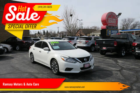 2017 Nissan Altima for sale at Ramsey Motors & Auto Care in Milwaukee WI