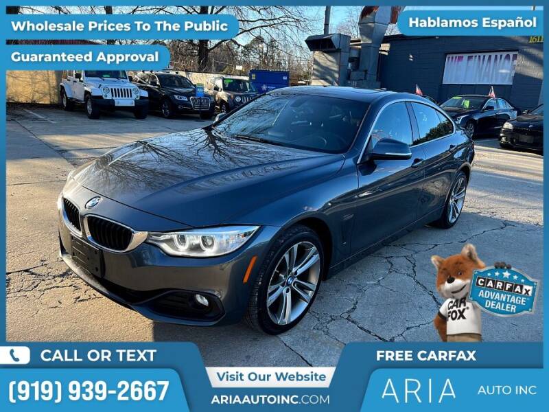 2017 BMW 4 Series for sale at Aria Auto Inc. in Raleigh NC