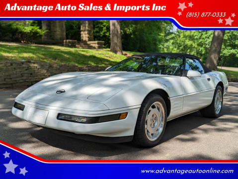 1992 Chevrolet Corvette for sale at Advantage Auto Sales & Imports Inc in Loves Park IL