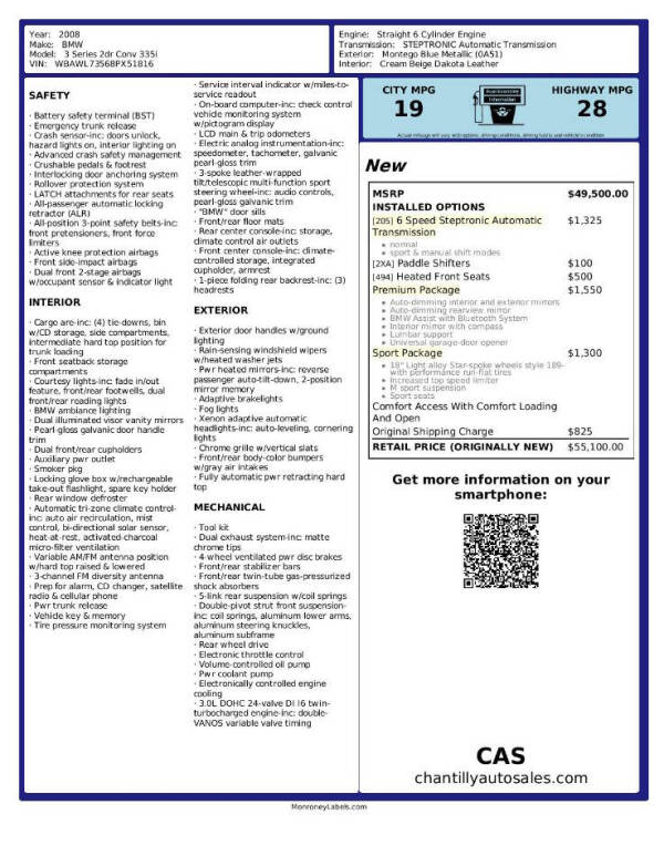 2008 BMW 3 Series 335i