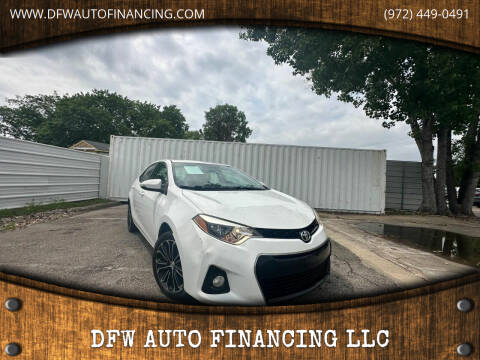 2014 Toyota Corolla for sale at Bad Credit Call Fadi in Dallas TX