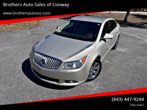 2010 Buick LaCrosse for sale at Brothers Auto Sales of Conway in Conway SC