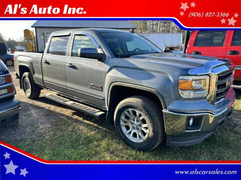2015 GMC Sierra 1500 for sale at Al's Auto Inc. in Bruce Crossing MI