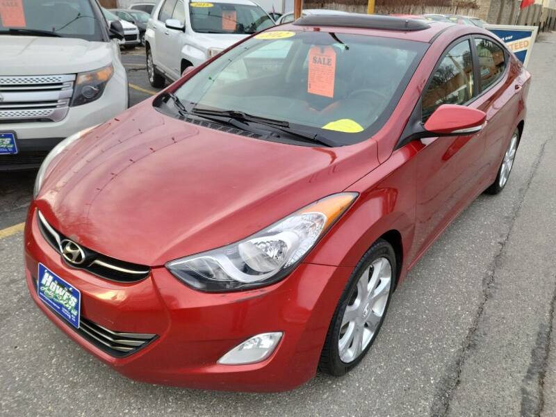2012 Hyundai Elantra for sale at Howe's Auto Sales in Lowell MA