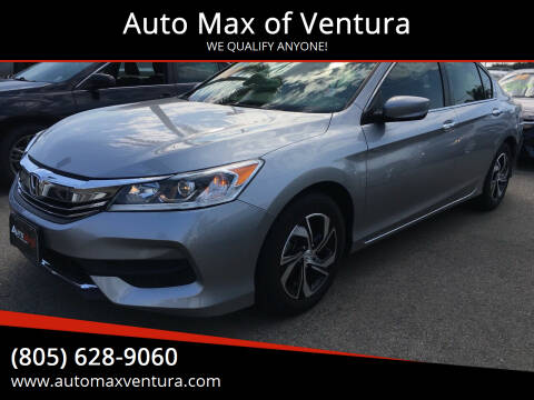 2017 Honda Accord for sale at Auto Max of Ventura in Ventura CA