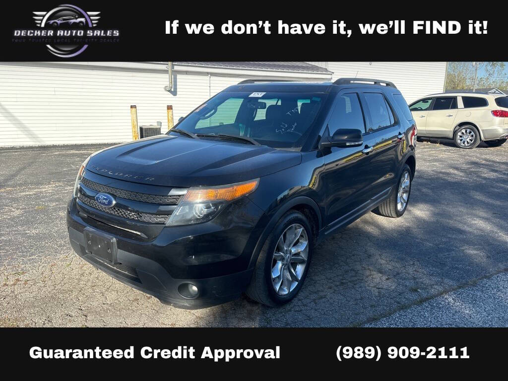 2016 Ford Explorer for sale at DECKER AUTO SALES in Bay City, MI