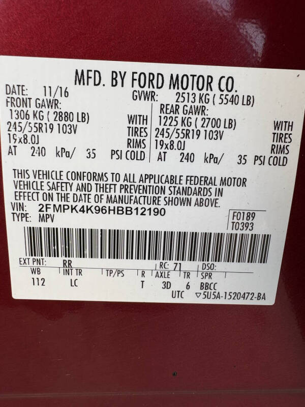 2017 Ford Edge Titanium