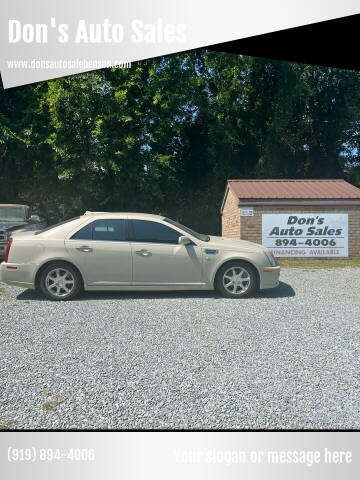 2010 Cadillac STS for sale at Don's Auto Sales in Benson NC