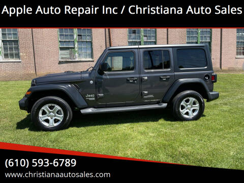 2019 Jeep Wrangler Unlimited for sale at Apple Auto Repair Inc / Christiana Auto Sales in Christiana PA