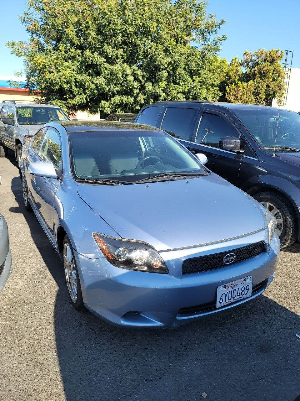 Blue 2009 Scion tC Base Base 2dr Hatchback 5M 9
