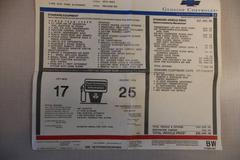 1997 Chevrolet Corvette