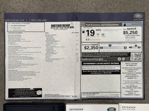 2022 Land Rover Defender 110 XS Edition