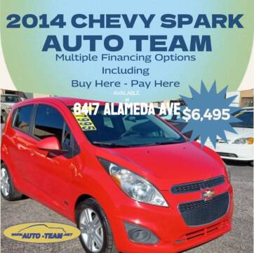 2014 Chevrolet Spark for sale at AUTO TEAM in El Paso TX