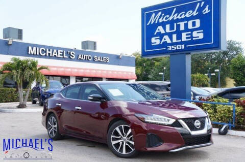 2019 Nissan Maxima for sale at Michael's Auto Sales Corp in Hollywood FL