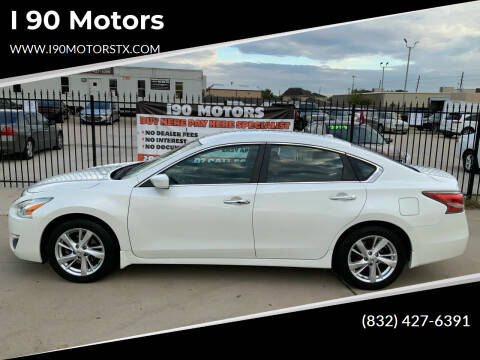 2014 Nissan Altima for sale at I 90 Motors in Cypress TX