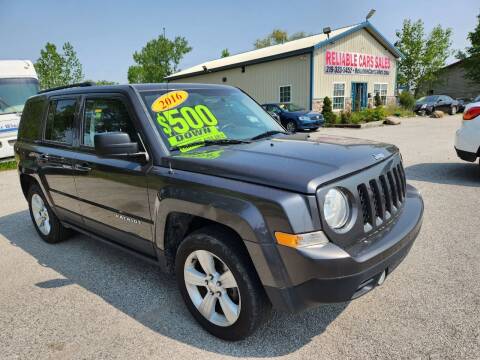 2016 Jeep Patriot for sale at Reliable Cars Sales Inc. in Michigan City IN