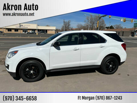 2013 Chevrolet Equinox for sale at Akron Auto - Fort Morgan in Fort Morgan CO