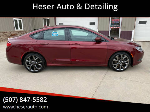 2015 Chrysler 200 for sale at Heser Auto & Detailing in Jackson MN