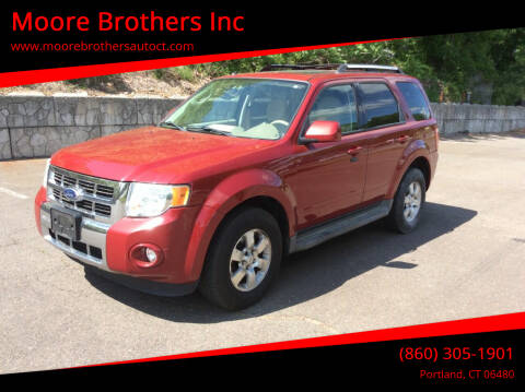 2010 Ford Escape for sale at Moore Brothers Inc in Portland CT