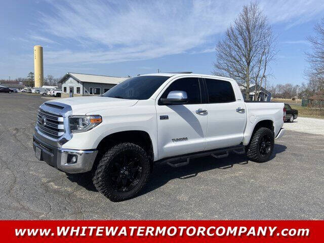 2019 Toyota Tundra for sale at WHITEWATER MOTOR CO in Milan IN