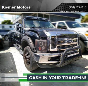 2008 Ford F-350 Super Duty for sale at Kosher Motors in Hollywood FL