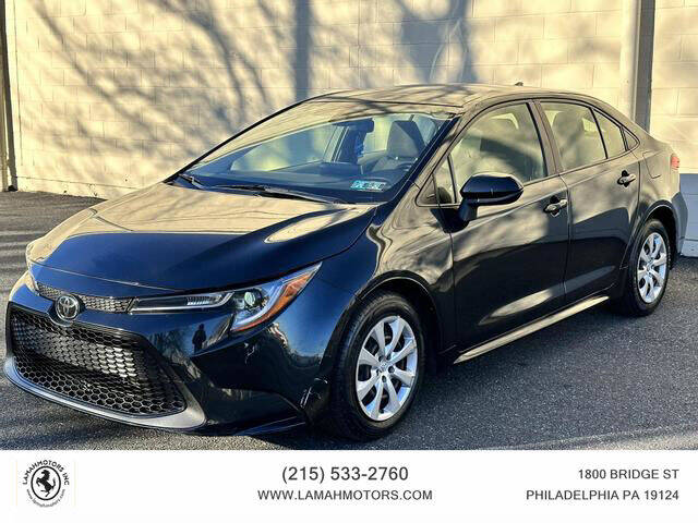 2020 Toyota Corolla for sale at LAMAH MOTORS INC in Philadelphia PA