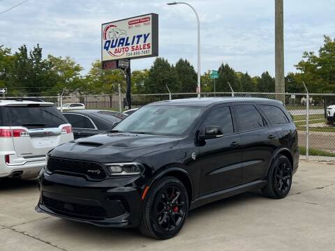 2021 Dodge Durango for sale at QUALITY AUTO SALES in Wayne MI