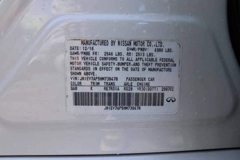 2017 Infiniti Q50 3.0T Signature Edition