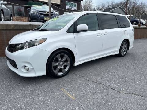 2011 Toyota Sienna for sale at WORKMAN AUTO INC in Bellefonte PA