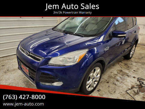 2014 Ford Escape for sale at Jem Auto Sales in Anoka MN