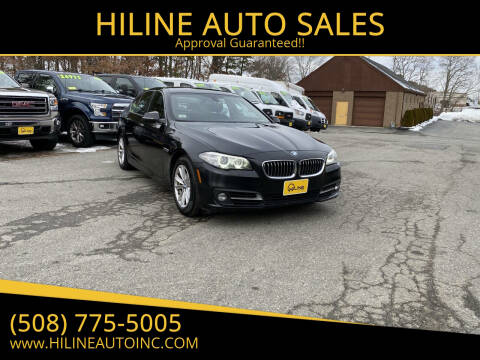 2016 BMW 5 Series for sale at HILINE AUTO SALES in Hyannis MA