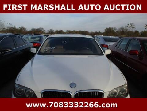 2008 BMW 750 for sale at First Marshall Auto Auction in Harvey IL