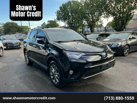 2017 Toyota RAV4 Hybrid for sale at Shawn's Motor Credit in Houston TX