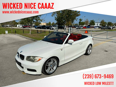 2011 BMW 1 Series for sale at WICKED NICE CAAAZ in Cape Coral FL