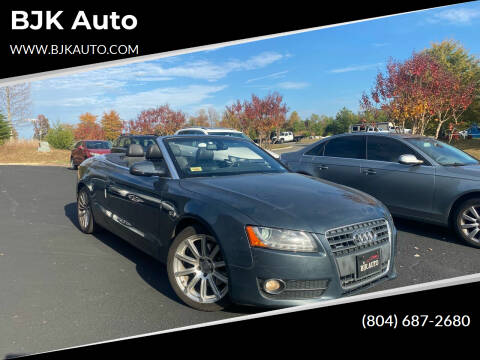 2010 Audi A5 for sale at BJK Auto in Mineral VA