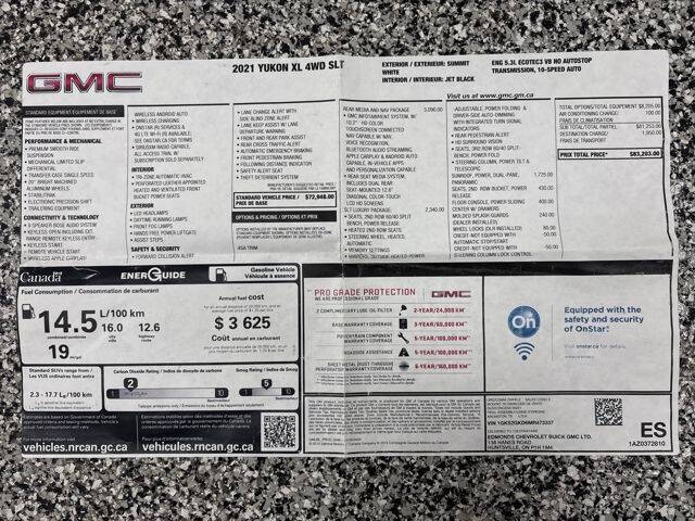 2021 GMC Yukon XL SLT