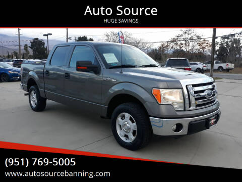 2010 Ford F-150 for sale at Auto Source in Banning CA