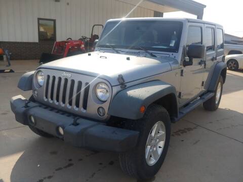 2014 Jeep Wrangler Unlimited for sale at NORRIS AUTO SALES in Edmond OK