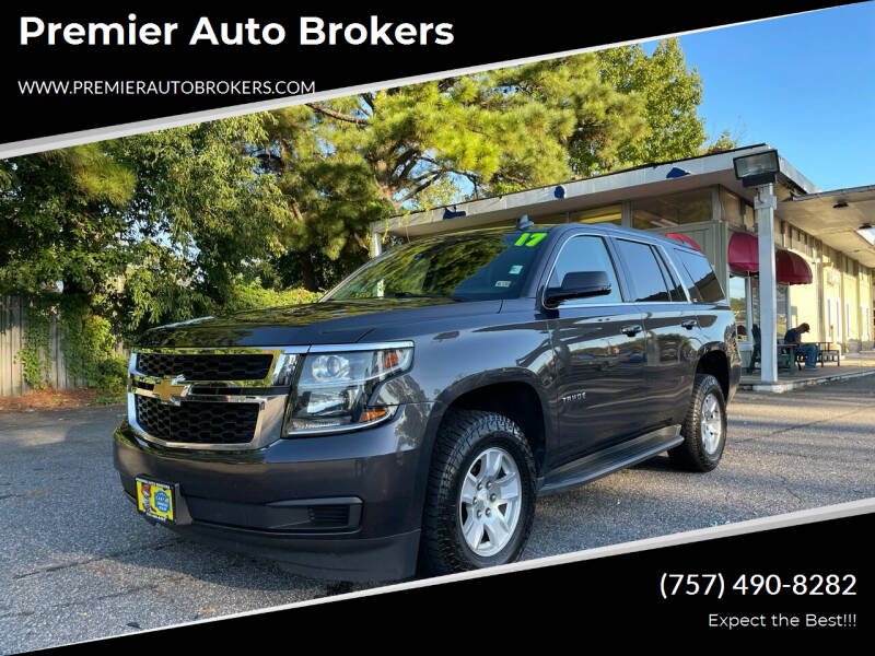 2017 Chevrolet Tahoe for sale at Premier Auto Brokers in Virginia Beach VA
