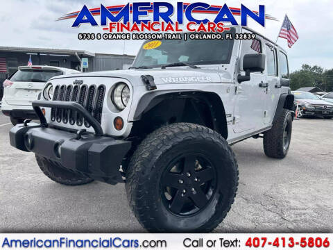 2011 Jeep Wrangler Unlimited for sale at American Financial Cars in Orlando FL