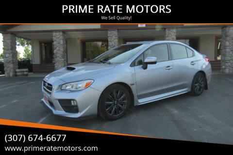 2017 Subaru WRX for sale at PRIME RATE MOTORS in Sheridan WY