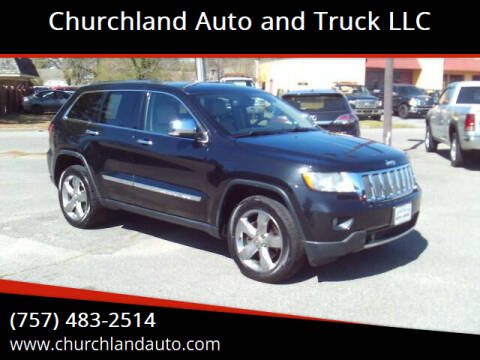 2013 Jeep Grand Cherokee for sale at Churchland Auto and Truck LLC in Portsmouth VA