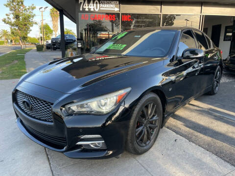 2014 Infiniti Q50 for sale at AD CarPros, Inc - Bellflower in Bellflower CA